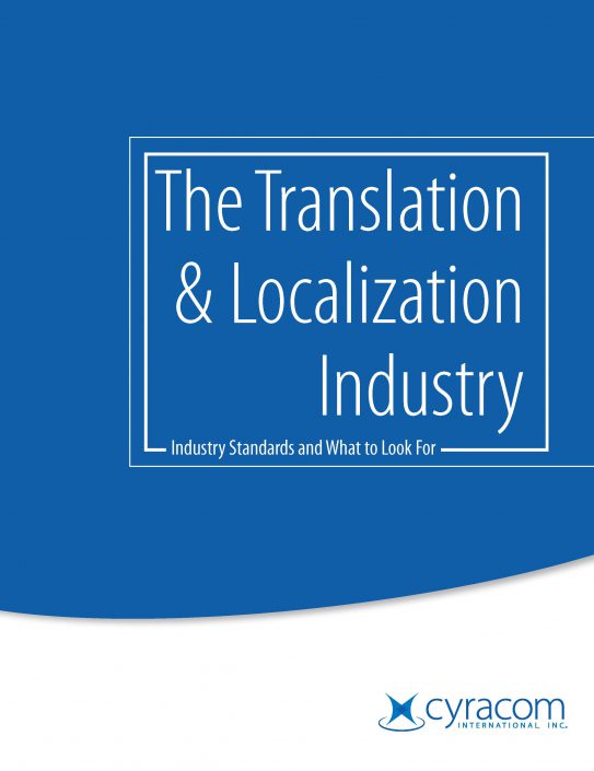 Translation & Localization Industry